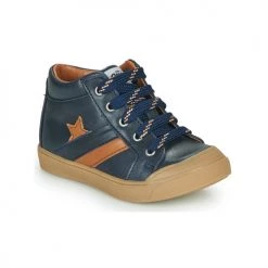 Chaussures Garçon Baskets montantes GBB LEON Bleu