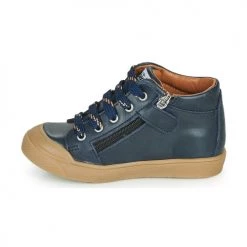 Chaussures Garçon Baskets montantes GBB LEON Bleu -Baskets mode Soldes 19315690 500 D