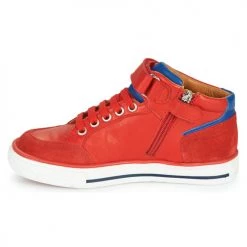 Chaussures Garçon Baskets montantes GBB ALIMO Rouge -Baskets mode Soldes 19315700 500 D