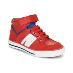 Chaussures Garçon Baskets montantes GBB ALIMO Rouge