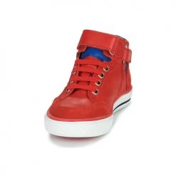 Chaussures Garçon Baskets montantes GBB ALIMO Rouge -Baskets mode Soldes 19315703 500 C