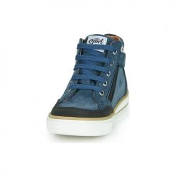 Chaussures Garçon Baskets montantes GBB NATHAN Bleu -Baskets mode Soldes 19315728 500 C