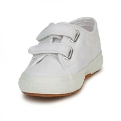 Chaussures Enfant Baskets basses Superga 2750 STRAP Blanc -Baskets mode Soldes 196756 500 C