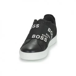 Chaussures Baskets basses BOSS KAMILA Noir / Blanc -Baskets mode Soldes 19727136 500 C