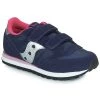 Chaussures Fille Baskets basses Saucony JAZZ DOUBLE HL Marine / Rose