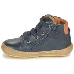 Chaussures Garçon Baskets montantes Bisgaard VILLUM Marine -Baskets mode Soldes 19783532 500 D