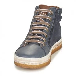 Chaussures Garçon Baskets montantes Bisgaard GEORG Marine -Baskets mode Soldes 19783537 500 C