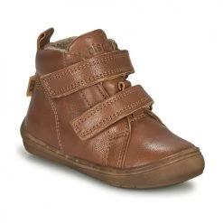 Chaussures Garçon Baskets montantes Bisgaard DEE Cognac