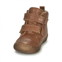 Chaussures Garçon Baskets montantes Bisgaard DEE Cognac -Baskets mode Soldes 19783544 500 C