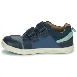 Chaussures Garçon Baskets basses Bisgaard LEVI TEX Marine -Baskets mode Soldes 19783546 500 D