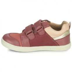 Chaussures Fille Baskets basses Bisgaard LEVI TEX Rose -Baskets mode Soldes 19783547 500 D