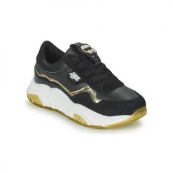 Chaussures Fille Baskets basses Karl Lagerfeld KALIMA Noir / Doré