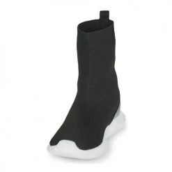 Chaussures Fille Baskets montantes Karl Lagerfeld HEROS Noir -Baskets mode Soldes 19823830 500 C