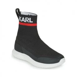 Chaussures Garçon Baskets montantes Karl Lagerfeld PELINDRA Noir