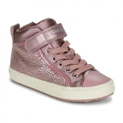 Chaussures Fille Baskets montantes Geox KALISPERA Rose
