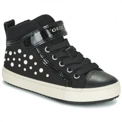 Chaussures Fille Baskets montantes Geox KALISPERA Noir