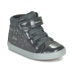 Chaussures Fille Baskets montantes Geox GISLI Gris