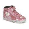 Chaussures Fille Baskets montantes Geox KILWI Rose
