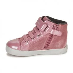 Chaussures Fille Baskets montantes Geox KILWI Rose -Baskets mode Soldes 19841123 500 D
