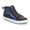Chaussures Garçon Baskets montantes Geox ALONISSO Noir / Marine