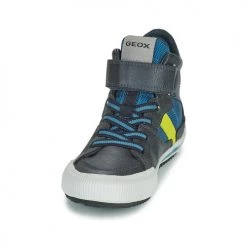 Chaussures Garçon Baskets montantes Geox ALONISSO Bleu -Baskets mode Soldes 19841173 500 C