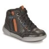 Chaussures Garçon Baskets montantes Geox POSEIDO Marron