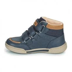 Chaussures Garçon Baskets montantes Geox POSEIDO Marine -Baskets mode Soldes 19841177 500 D