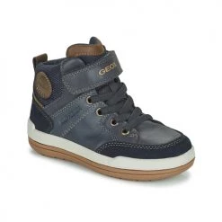 Chaussures Garçon Baskets montantes Geox CHARZ ABX Marine