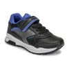 Chaussures Garçon Baskets basses Geox PAVEL Noir / Bleu