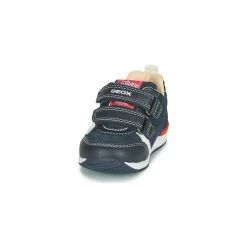 Chaussures Garçon Baskets basses Geox RISHO Marine -Baskets mode Soldes 19841201 500 C