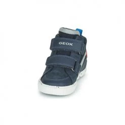 Chaussures Garçon Baskets montantes Geox KILWI Marine -Baskets mode Soldes 19841209 500 C