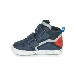 Chaussures Garçon Baskets montantes Geox KILWI Marine -Baskets mode Soldes 19841209 500 D