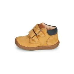 Chaussures Garçon Baskets montantes Geox MACCHIA Marron -Baskets mode Soldes 19841214 500 D