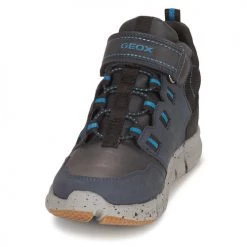 Chaussures Garçon Baskets montantes Geox FLEXYPER ABX Marine -Baskets mode Soldes 19841218 500 C