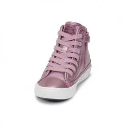 Chaussures Fille Baskets montantes Geox KALISPERA Violet -Baskets mode Soldes 19841252 500 C