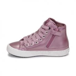 Chaussures Fille Baskets montantes Geox KALISPERA Violet -Baskets mode Soldes 19841252 500 D