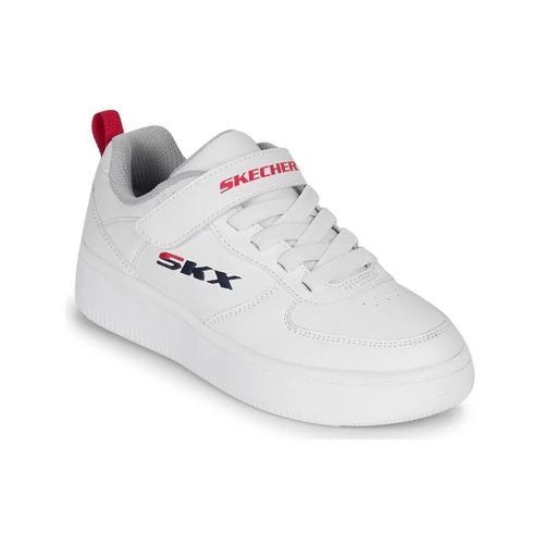 Chaussures Enfant Baskets basses Skechers SPORT COURT 92 Blanc 1 Chaussures Enfant Baskets basses Skechers SPORT COURT 92 Blanc