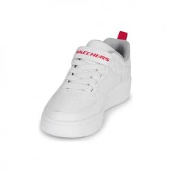 Chaussures Enfant Baskets basses Skechers SPORT COURT 92 Blanc 6 Chaussures Enfant Baskets basses Skechers SPORT COURT 92 Blanc -Baskets mode Soldes 19842518 500 C