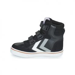Chaussures Enfant Baskets montantes hummel STADIL PRO JR Noir / Gris -Baskets mode Soldes 19900897 500 D