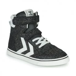Chaussures Enfant Baskets montantes hummel SLIMMER STADIL GLITTER JR Argenté