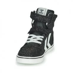 Chaussures Enfant Baskets montantes hummel SLIMMER STADIL GLITTER JR Argenté -Baskets mode Soldes 19900901 500 C
