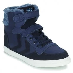 Chaussures Enfant Baskets montantes hummel STADIL WINTER HIGH JR Bleu
