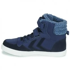 Chaussures Enfant Baskets montantes hummel STADIL WINTER HIGH JR Bleu -Baskets mode Soldes 19900903 500 D