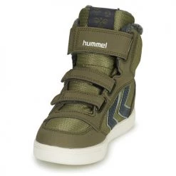 Chaussures Enfant Baskets montantes hummel STADIL SUPER POLY BOOT MID RECYCLE JR Kaki -Baskets mode Soldes 19900905 500 C