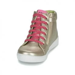 Chaussures Fille Baskets montantes Agatha Ruiz de la Prada FLOW Beige / Rosé -Baskets mode Soldes 19907751 500 C