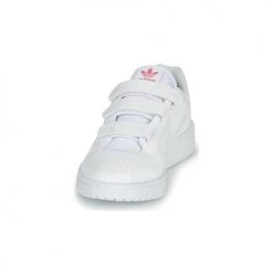 Chaussures Fille Baskets basses adidas Originals NY 90 CF C Blanc / Rose -Baskets mode Soldes 19933771 500 C