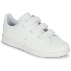 Chaussures Enfant Baskets basses adidas Originals STAN SMITH CF C Blanc