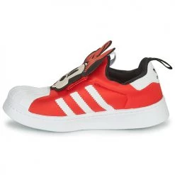 Chaussures Fille Baskets basses adidas Originals SUPERSTAR 360 C Rouge / Minnie -Baskets mode Soldes 19933789 500 D