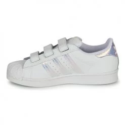 Chaussures Fille Baskets basses adidas Originals SUPERSTAR CF C Blanc / Argent 7 Chaussures Fille Baskets basses adidas Originals SUPERSTAR CF C Blanc / Argent -Baskets mode Soldes 19933795 500 D