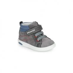 Chaussures Garçon Baskets montantes Primigi BABY LIKE Gris / Bleu